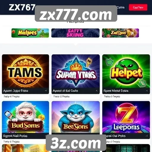 Tipos de jogos disponíveis no site zx777.com